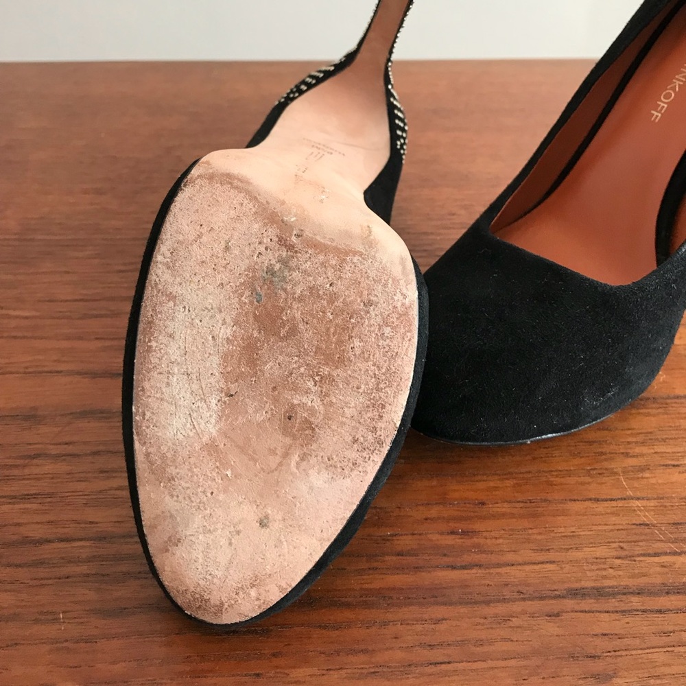 REBECCA MINKOFF Black Suede Azuma Too Pumps - Picture 4 of 4